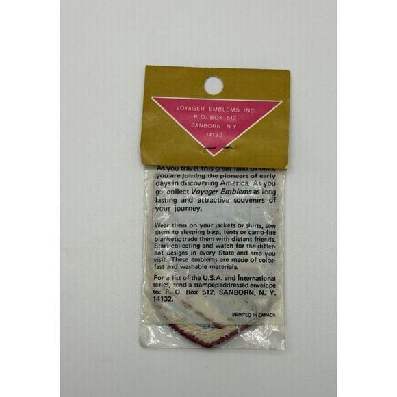 Vintage Lake George New York Retro Embroidered Logo Patch Sail Boat Skiing New - Picture 2 of 3